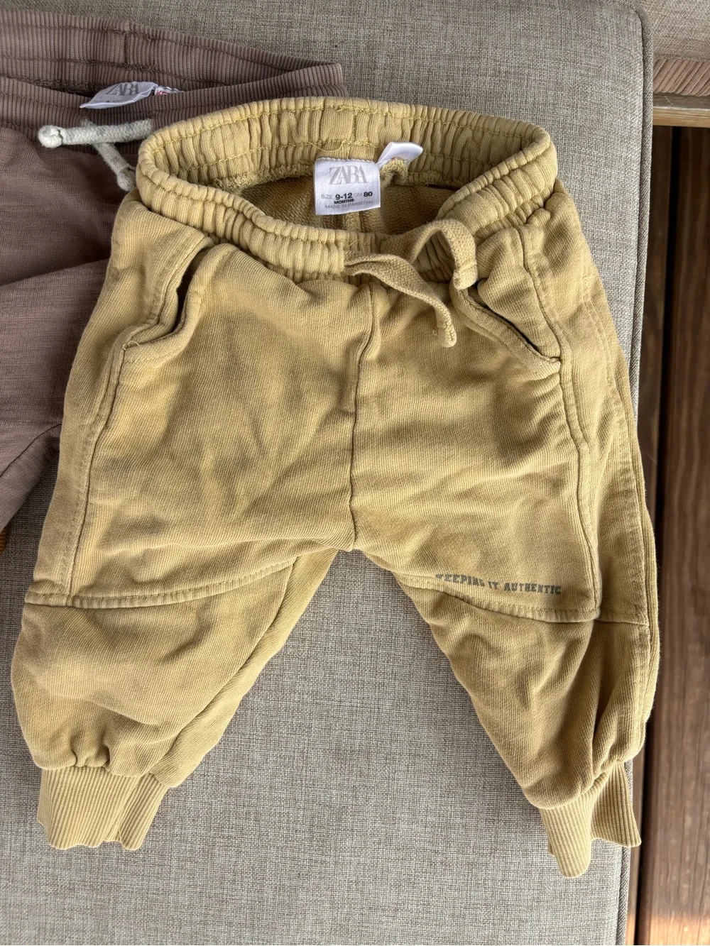 Zara 9-12 months jogger lot (3)
